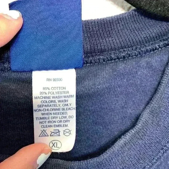 Oarsman 913 navy Up North crew neck sweatshirt sz XL lake life grandmacore cozy - Picture 4 of 9